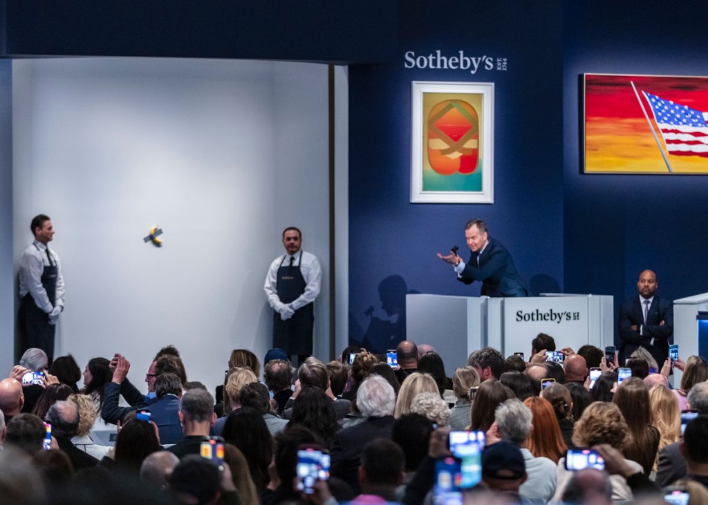 $6.24 M. Banana Steals the Show at Sotheby’s Contemporary Evening Sale